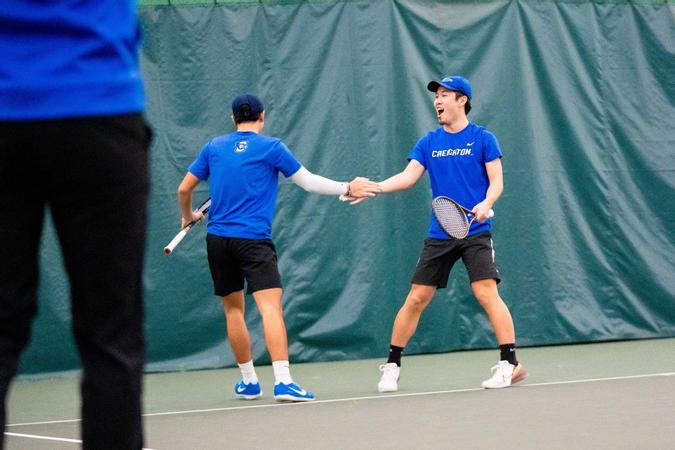 Strong Doubles Play Carries Men’s Tennis To 5-2 Victory Over Air Force