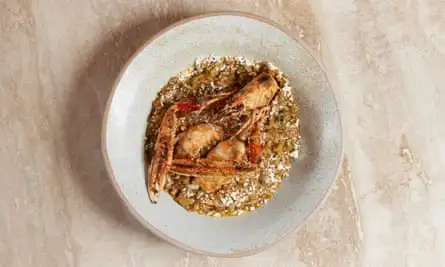 ‘A fabulous dish’: orzo and langoustine.