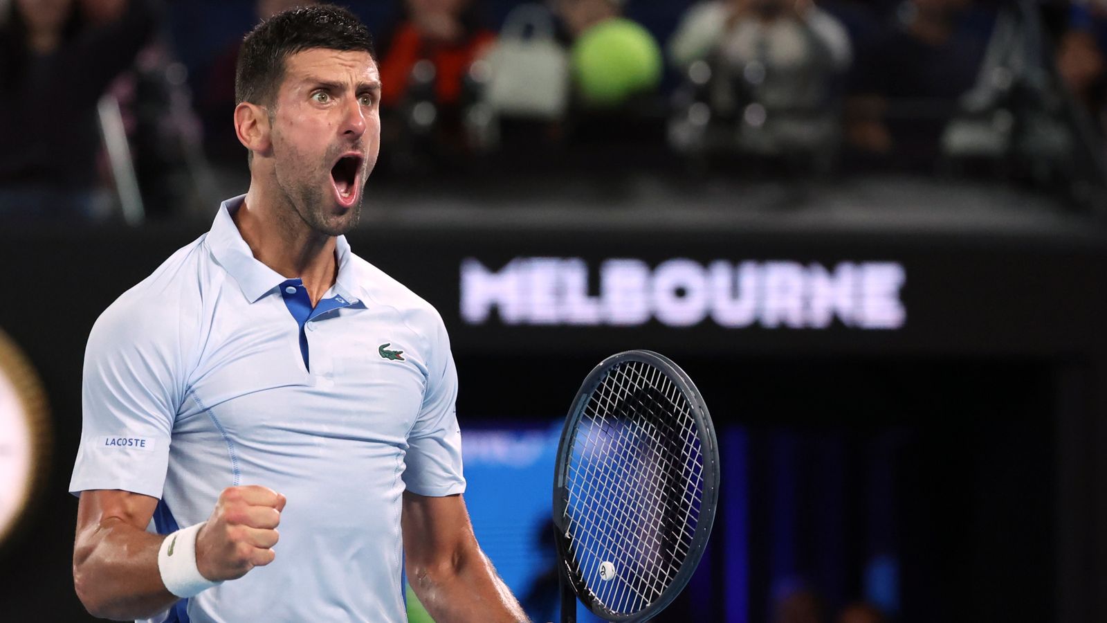 Australian Open: Novak Djokovic equals Roger Federer’s record by reaching a 58th Grand Slam quarter-final in Melbourne