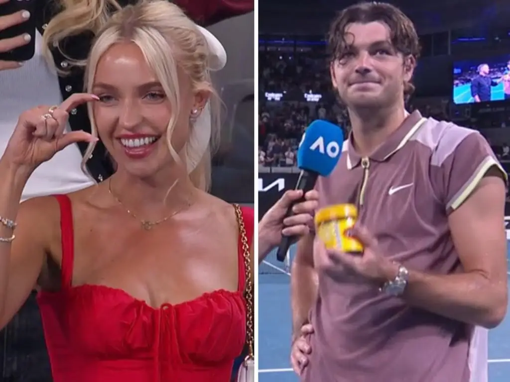 Taylor Fritz's girlfriend will have to pay up on her bet.