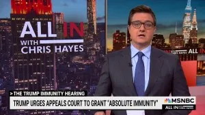 Chris Hayes Donald Trump Immunity American Dictatorship