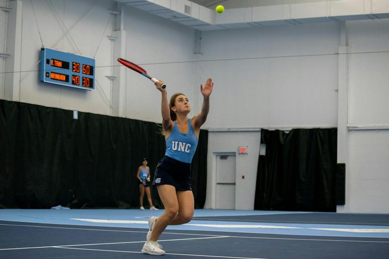 No. 1 UNC women’s tennis sweeps No. 3 Georgia in competitive matchup