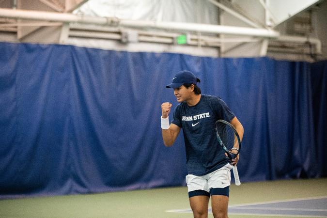 Men’s Tennis Defeats Cleveland State, 4-3, in Home Opener Win