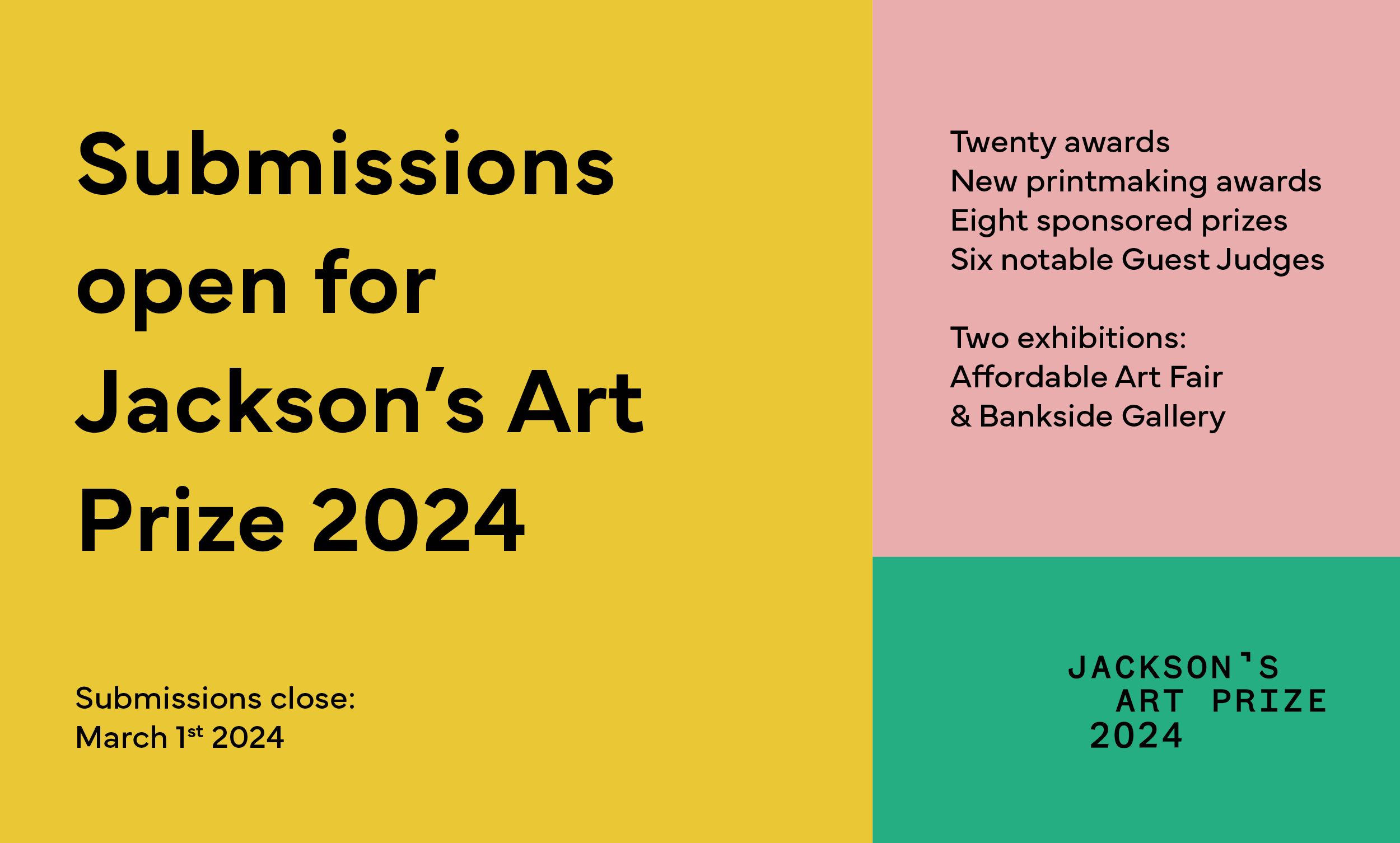 Jackson’s Art Prize | ArtsHub UK – Arts Industry News, Jobs & Career Advice