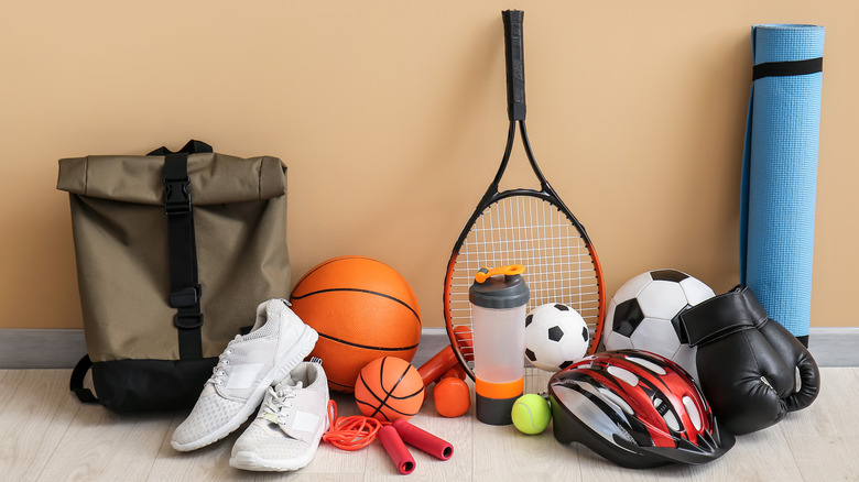 All The Ways You Can Repurpose Old Sports Equipment In Your Home