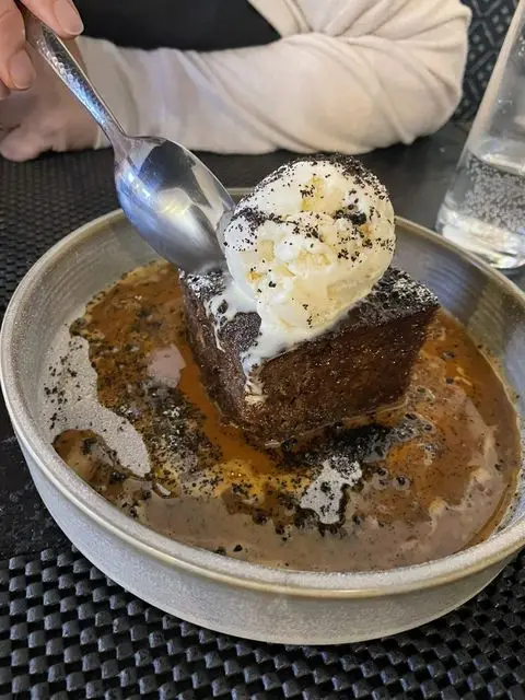 Sticky toffee bites at Street Hawker