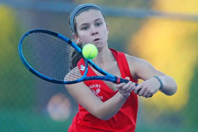 Laurel Christensen, Mount St. Charles girls tennis