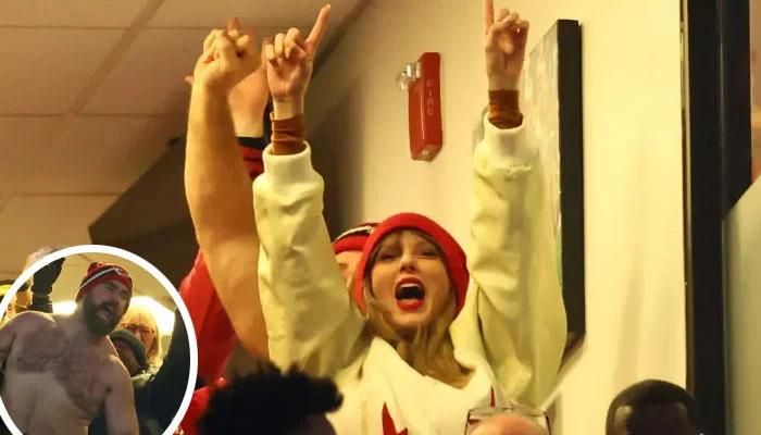 Taylor Swift Responds to Jason Kelce’s Roaring Celebration of Travis Kelce