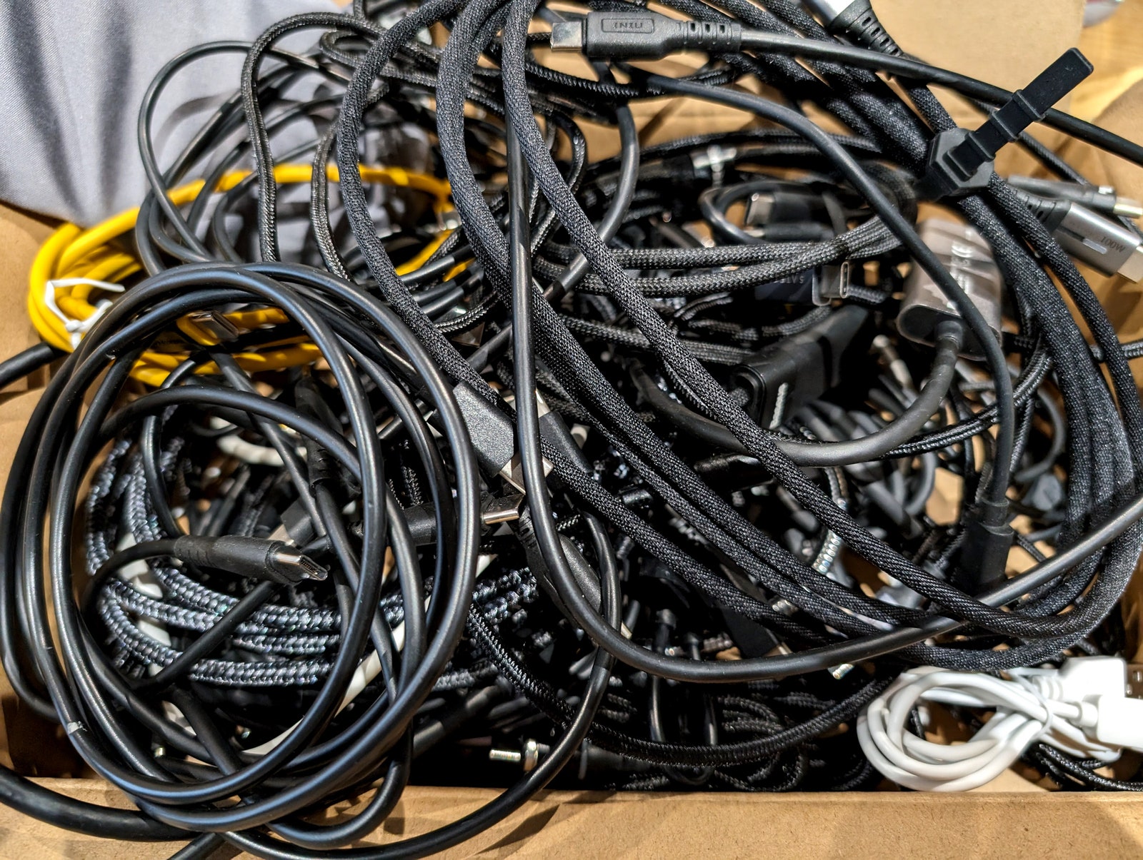 How to Organize Your Tech and Purge That Random Box of Cables