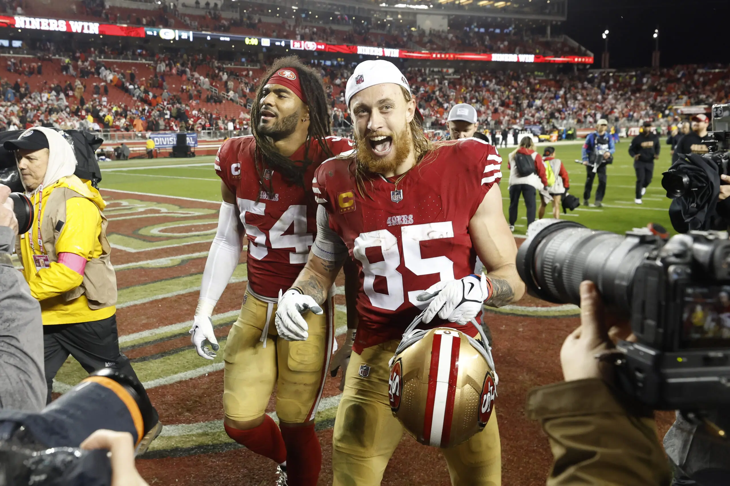 The San Francisco 49ers are in with a shot of reaching the Super Bowl after their win over the Green Bay Packers