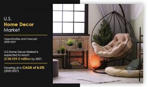 U.S. Home Decor Market Expected to Reach $158,929.1 Mn by 2027 ; Industry Thriving Worldwide at a Significant Growth