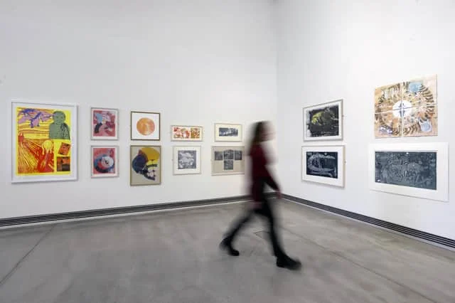 Installation view of the Journey exhibition at Edinburgh Printmakers PIC: Alan Dimmick