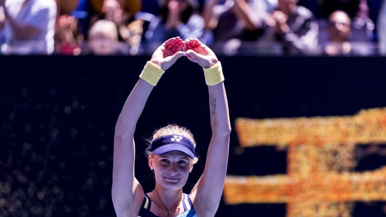 Dayana Yastremska’s racquet is doing the talking at the Australian Open