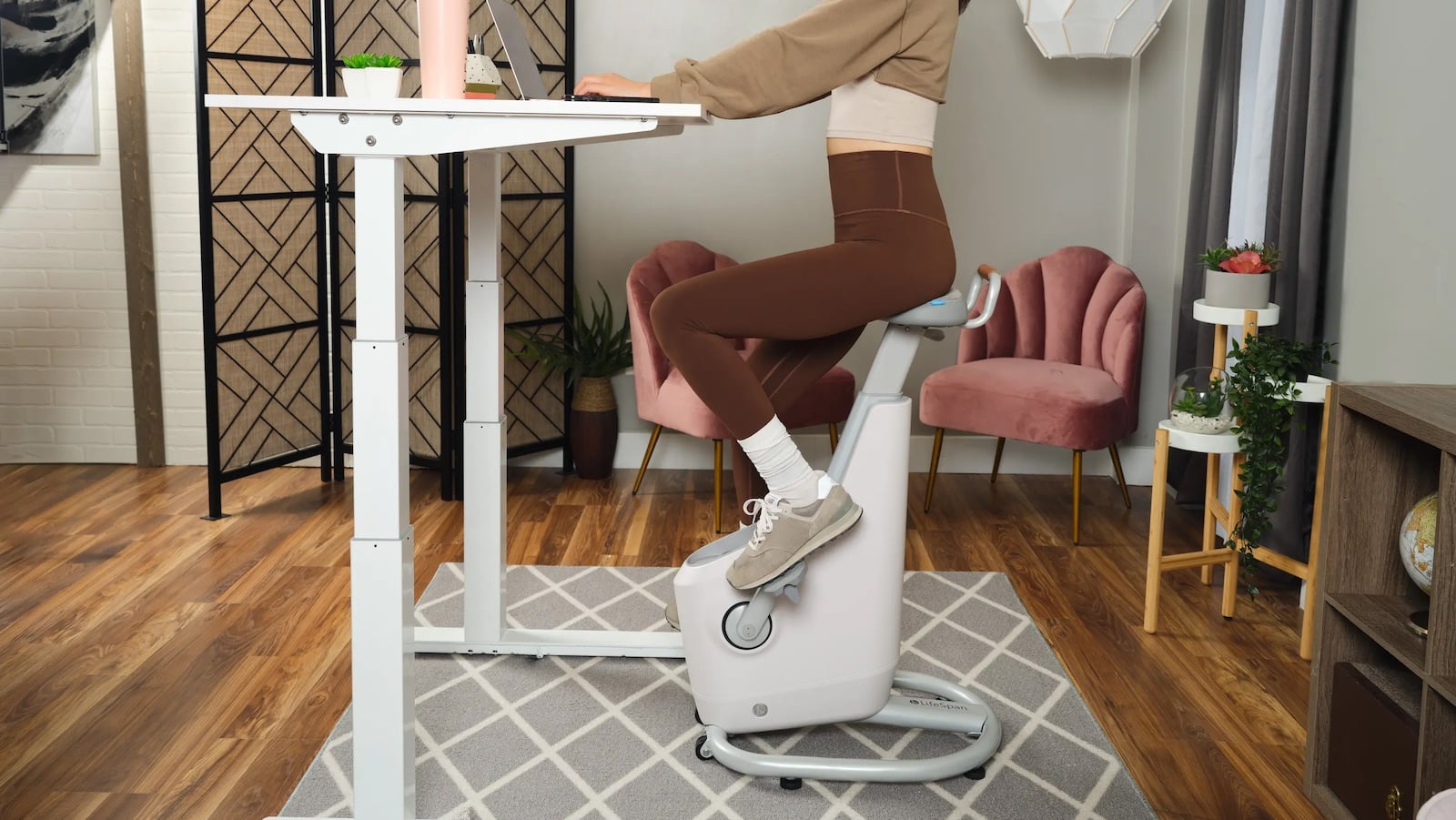 The Ampera Office Bike fits under your desk, helping you stay fit at work