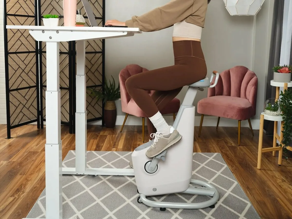 LifeSpan Fitness Ampera Office Bike helps you stay healthy while working from home