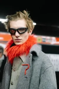 Backstage at MSGM Men's Fall 2024