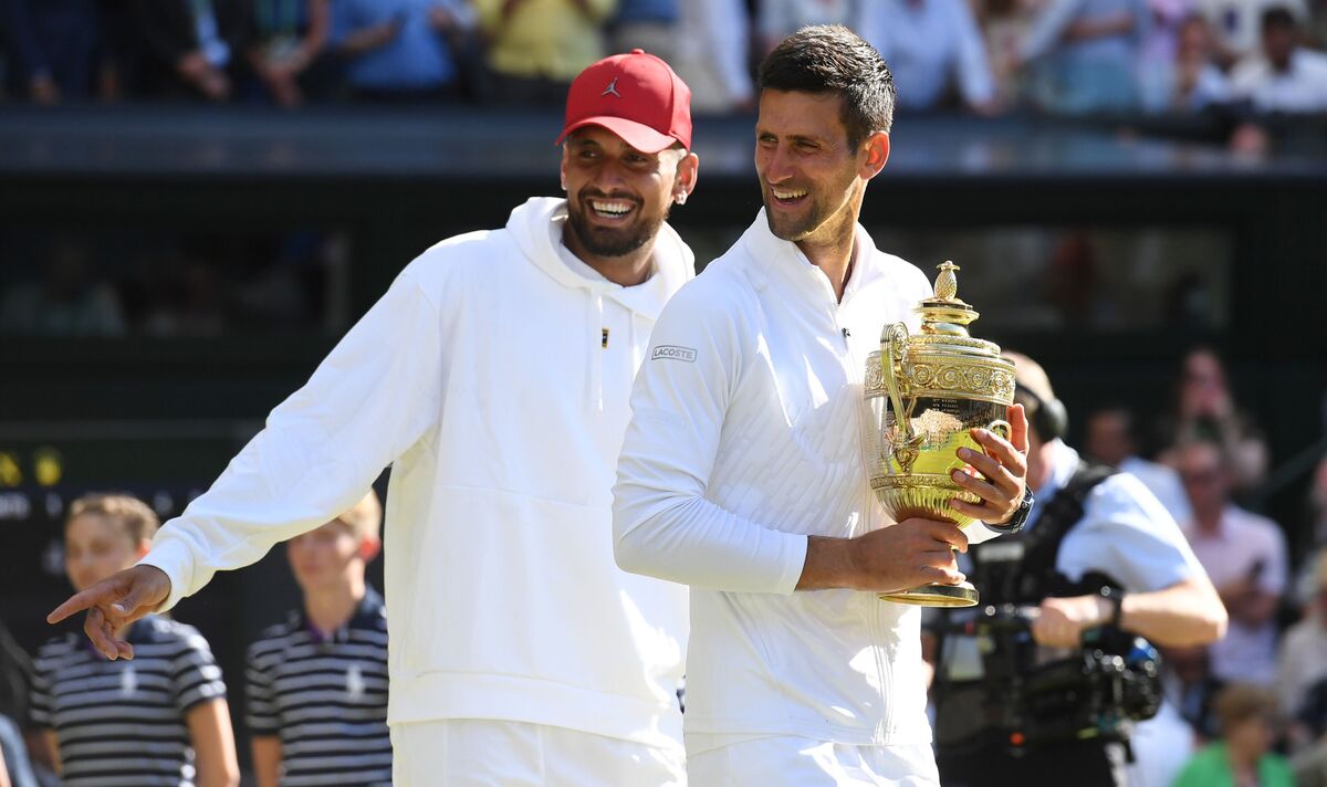 Kyrgios tipped to challenge Djokovic at Wimbledon after trading tennis for comme