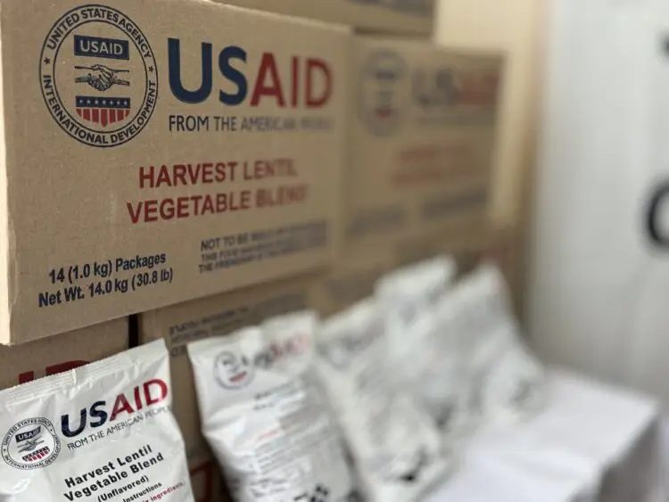 USAID boxes