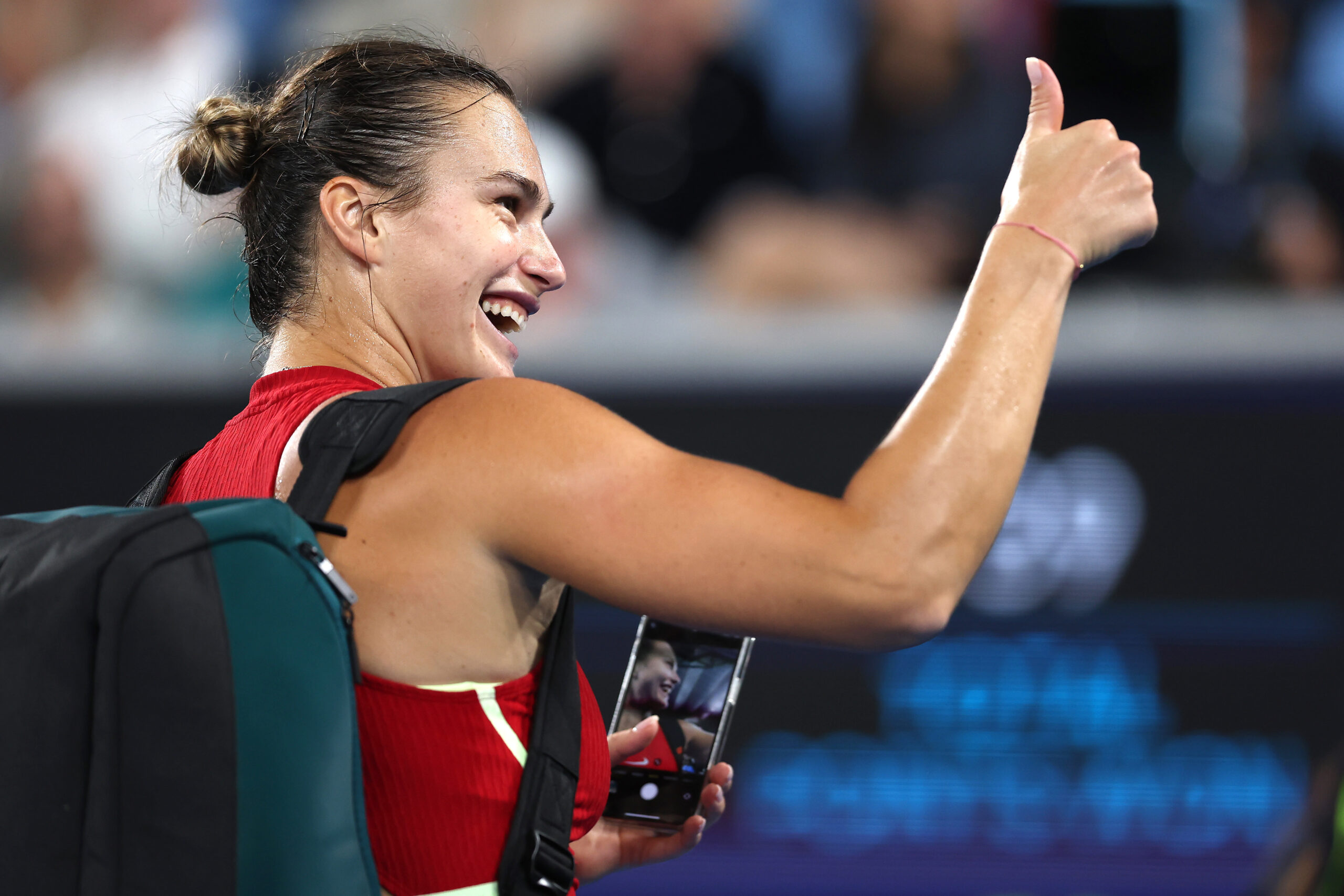 Aryna Sabalenka has now reached the semifinals at the last six Grand Slams in a row