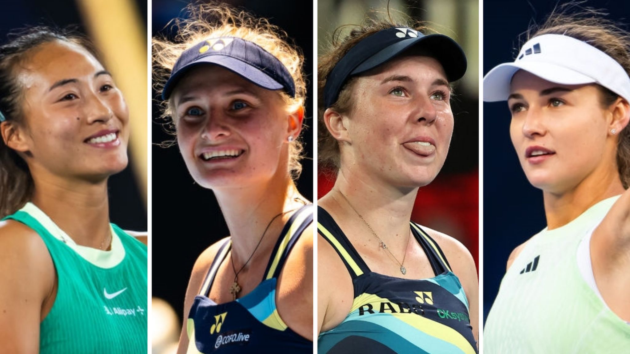 Australian Open 2024: Zheng, Yastremska, Noskova & Kalinskaya aim for Melbourne final