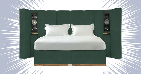 A Futuristic Bed That Comes With State-of-the-Art Speakers