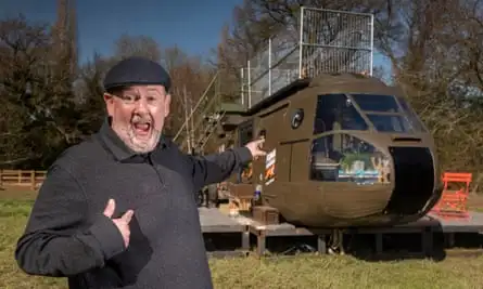 One man and his Puma … Johnny Vegas: Carry on Glamping.