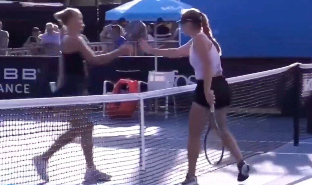 Ukrainian teen who shook Russian rival’s hand at Australian Open issues apology