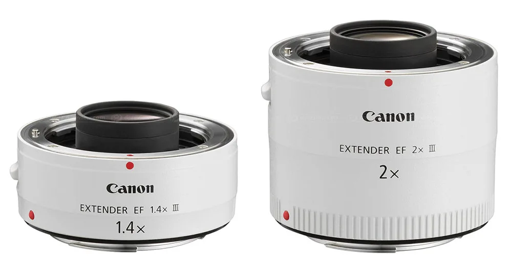 Canon lens extenders EF 1.4x III and EF 2x III