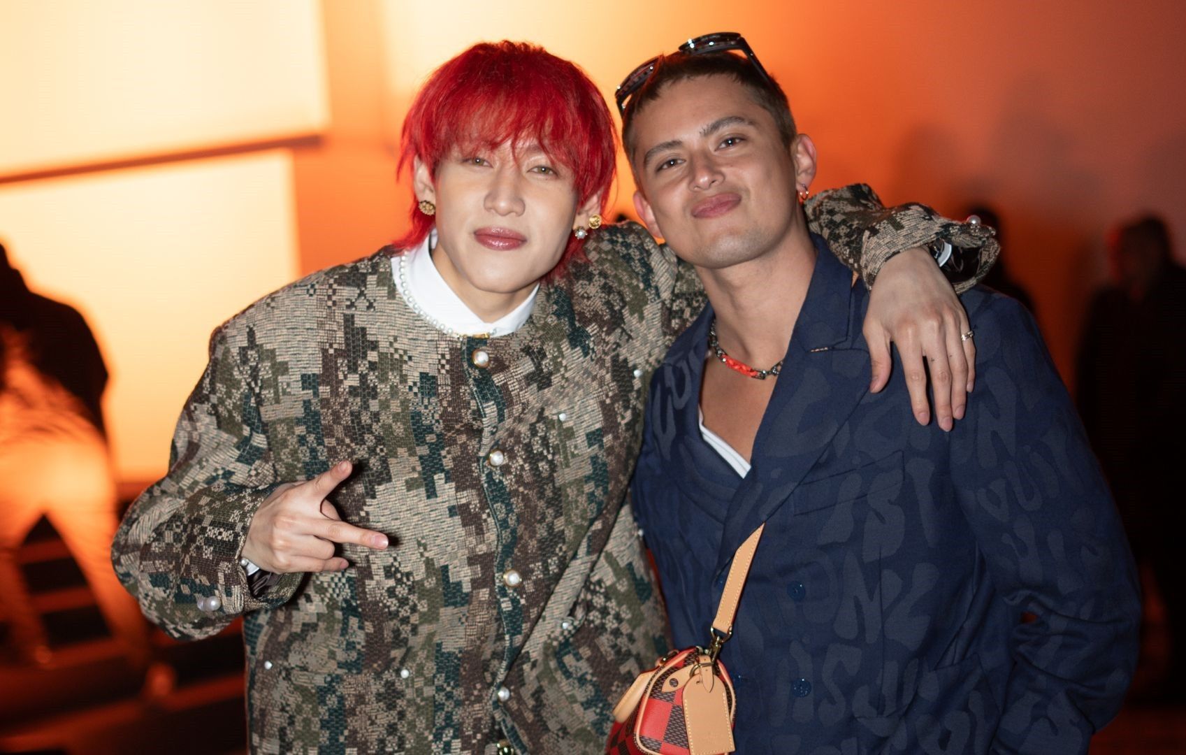 James Reid reunites with GOT7’s BamBam at Louis Vuitton show