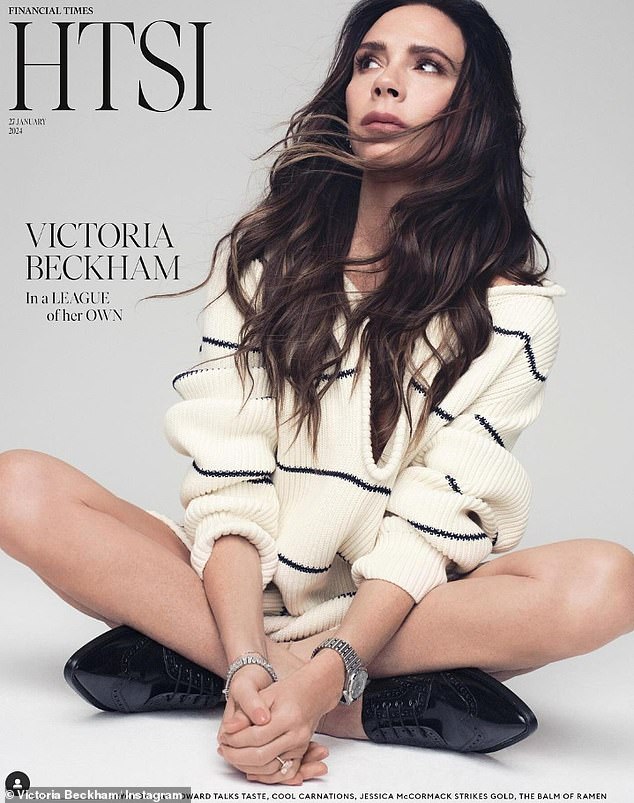 Victoria Beckham debuts her first cover-shoot for Financial Times