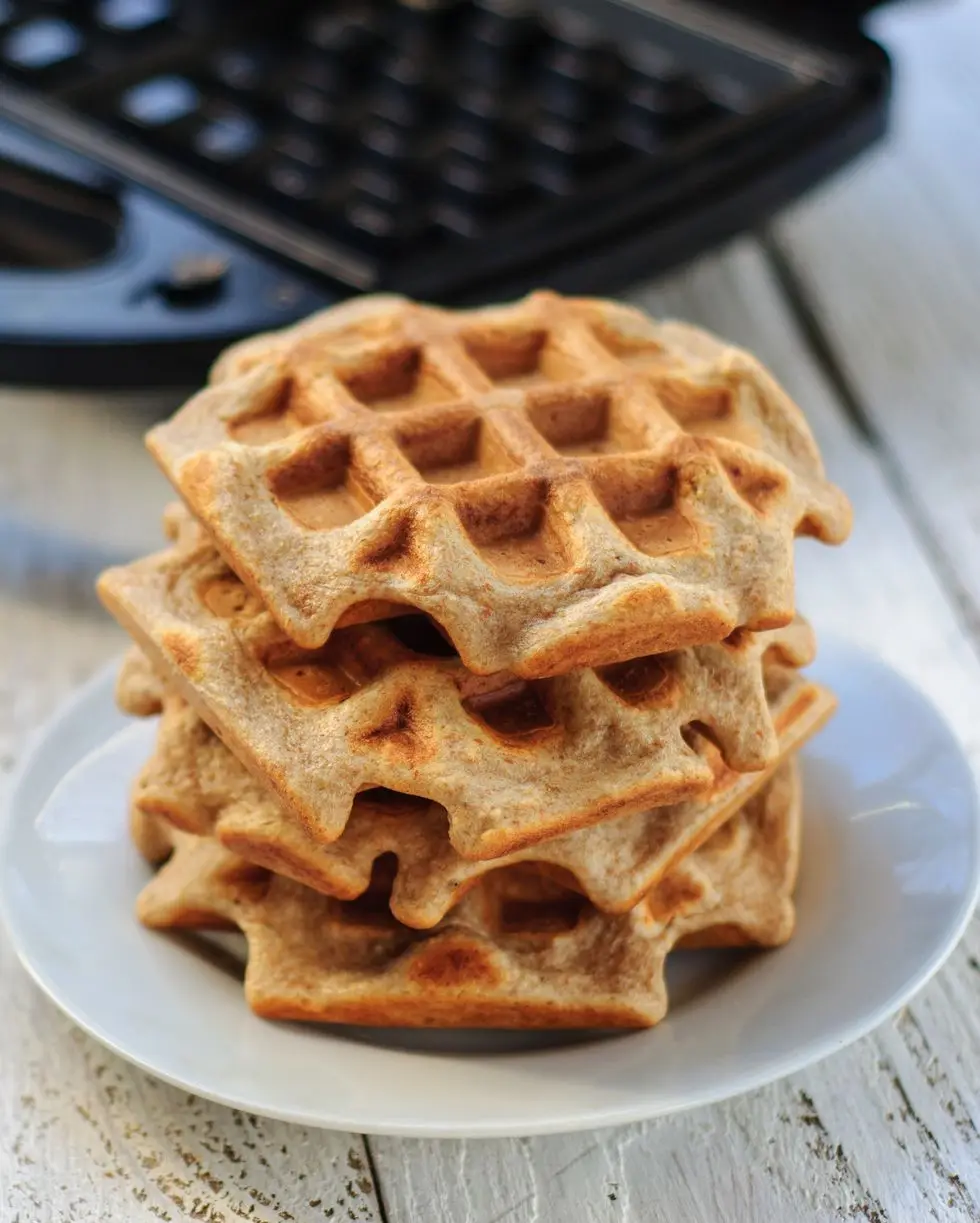 wholegrain wheat and oat waffles