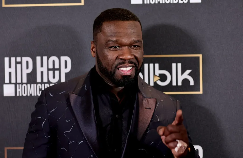 50 Cent Wearing Suit