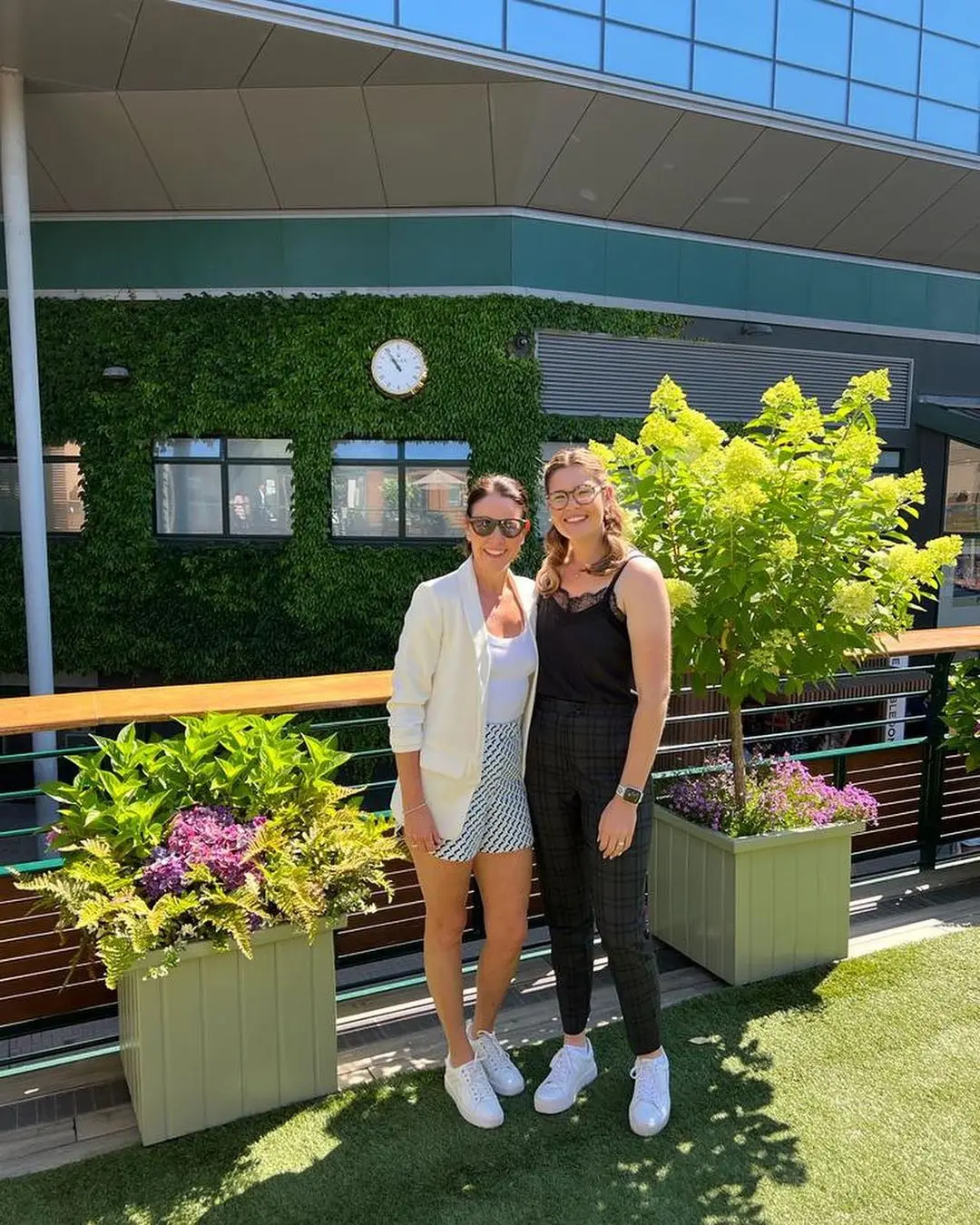 She gets to visit Wimbledon during the annual Championships