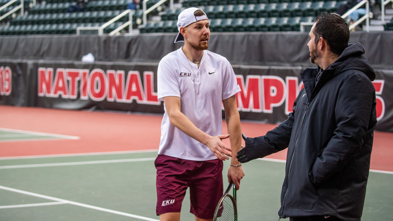 Mayer Wins ASUN Men’s Tennis Player Of The Week After Historic Performance – Eastern Kentucky University Athletics