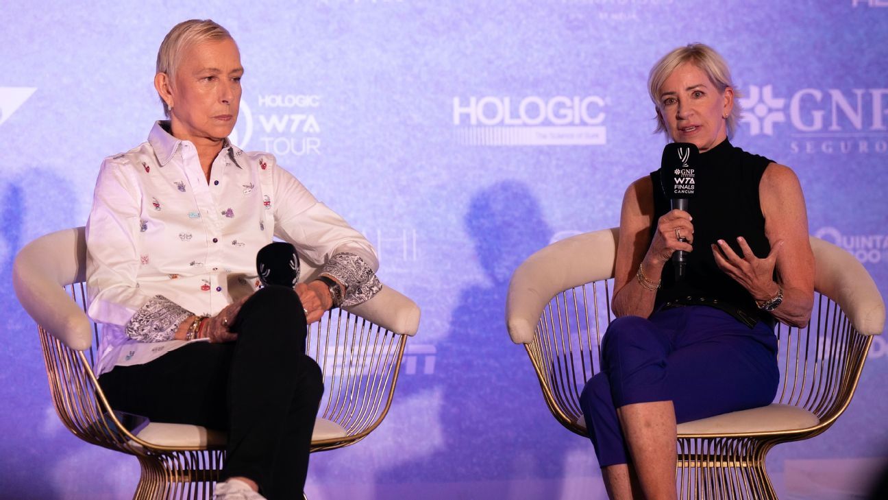 Evert, Navratilova oppose WTA Finals in S. Arabia