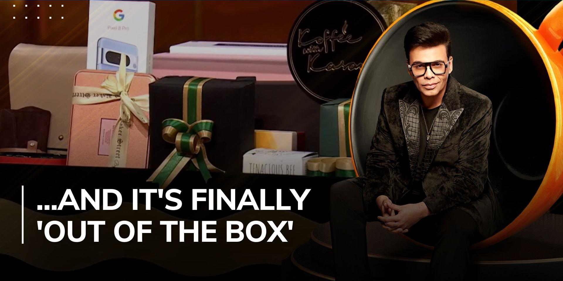 From diamonds to gadgets: Here‘s a peek into Karan Johar’s Koffee With Karan rapid-fire hamper