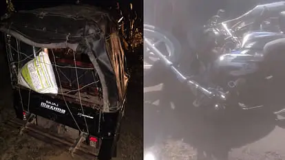 Shahdol News: Two road accidents in Shahdol, six auto overturned and five injured in bike collision
