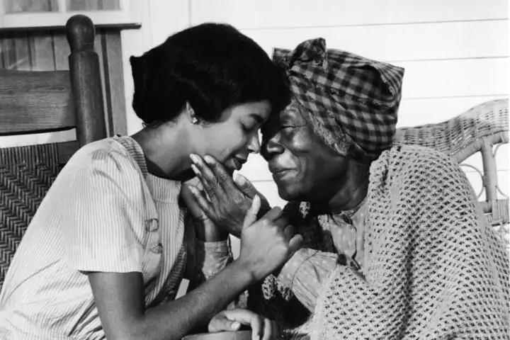Irene Cara And Beah Richards are pictured in 'Roots' Irene Cara And Beah Richards are pictured in 'Roots'