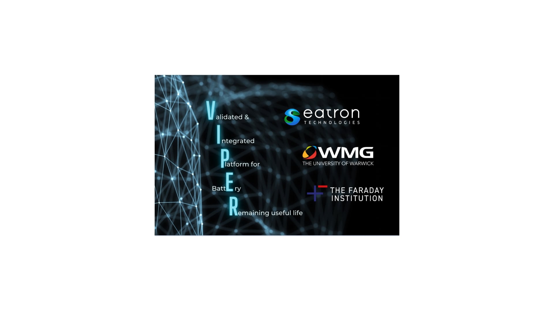 Eatron Technologies and WMG develop “ground-breaking” battery health algorithms