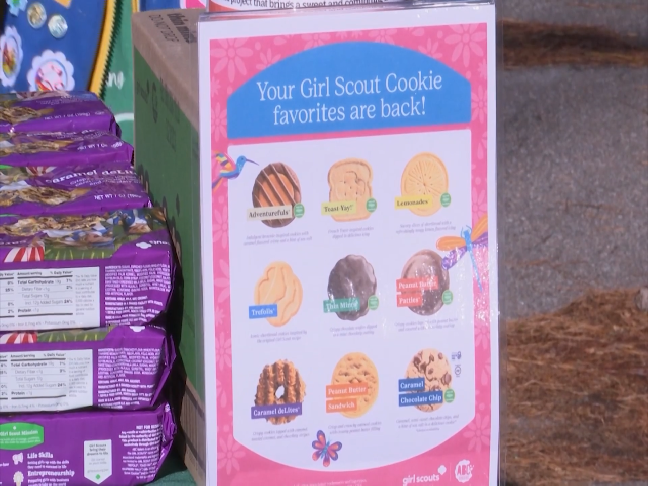 Girl Scout cookies and nutrition