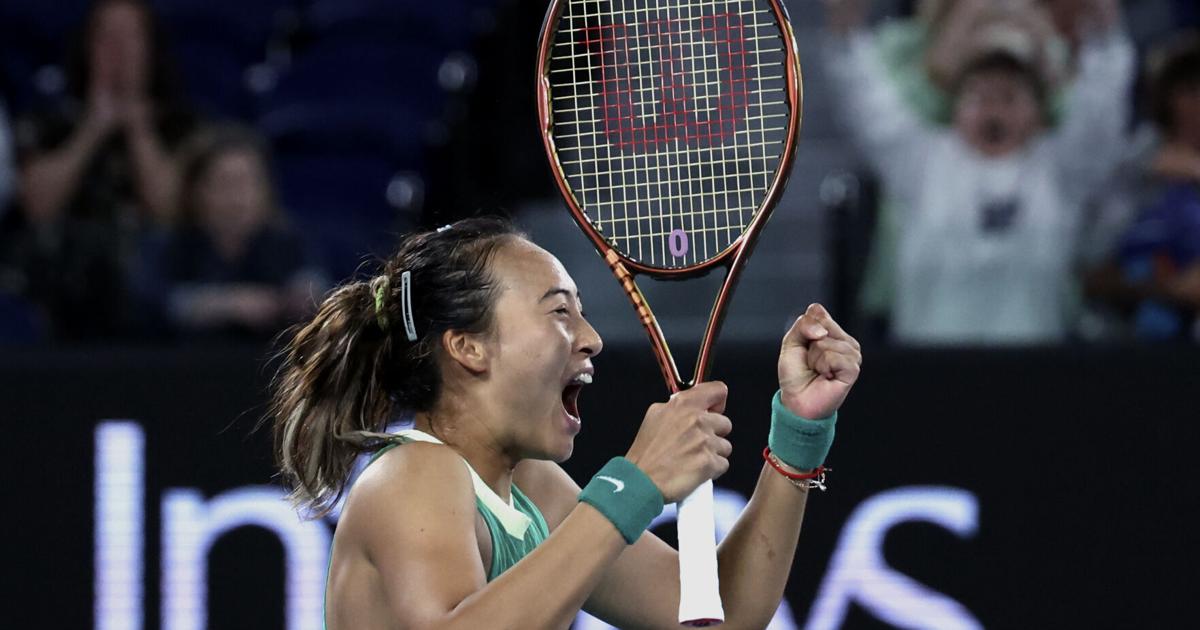 Australian Open tennis: Zheng gives China its second Aussie finalist; Sabalenka awaits