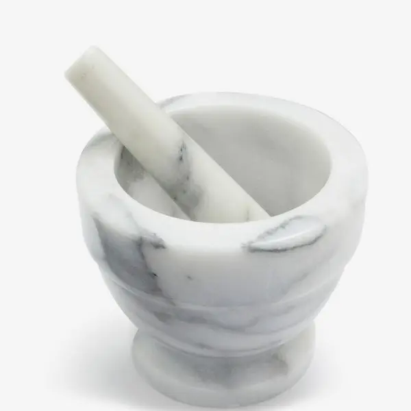 Sur La Table White Marble Mortar & Pestle