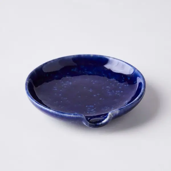 Casafina Blue Speckled Spoon Rest