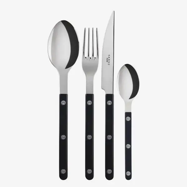 Sabre Bistro Shiny Solid Flatware 4-Piece Set