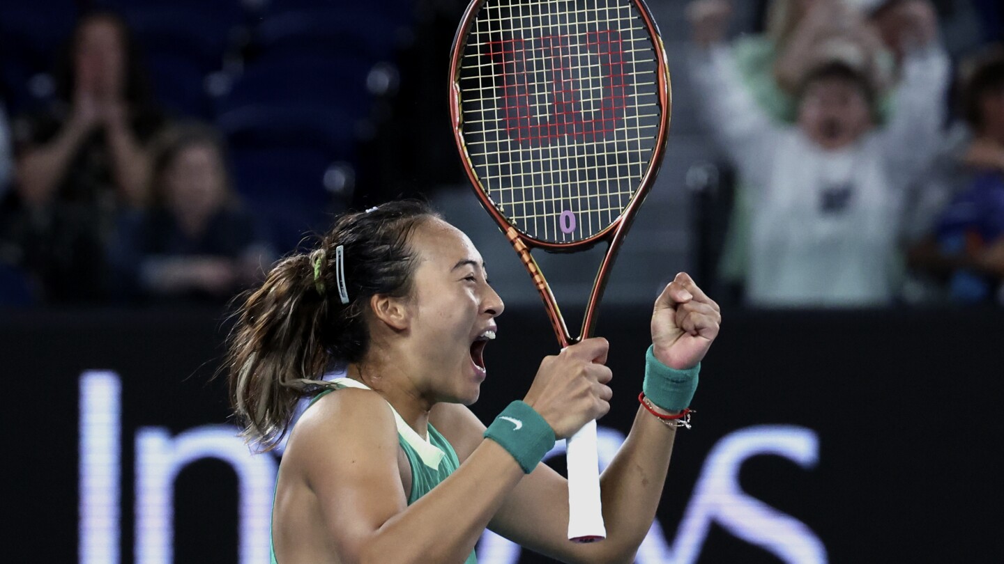 Zheng Qinwen gives China an Australian Open finalist a decade after Li Na. Aryna Sabalenka awaits