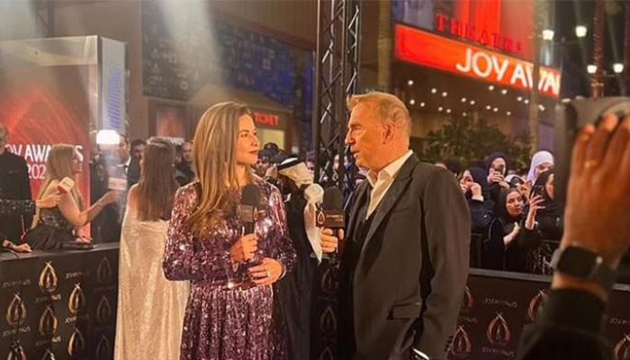 Kevin Costner Wins a Lifetime Achievement Trophy at the Joy Awards SA