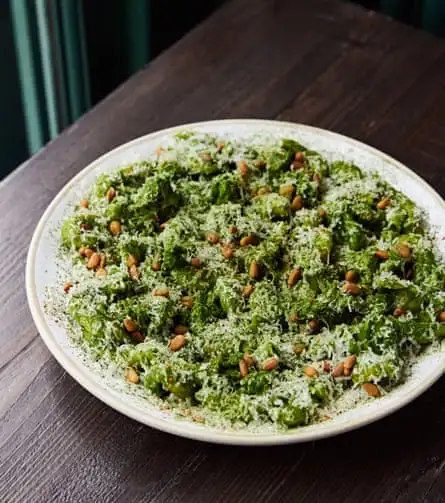 Sune’s strozzapreti, broccoli, pine nuts and pecorino.