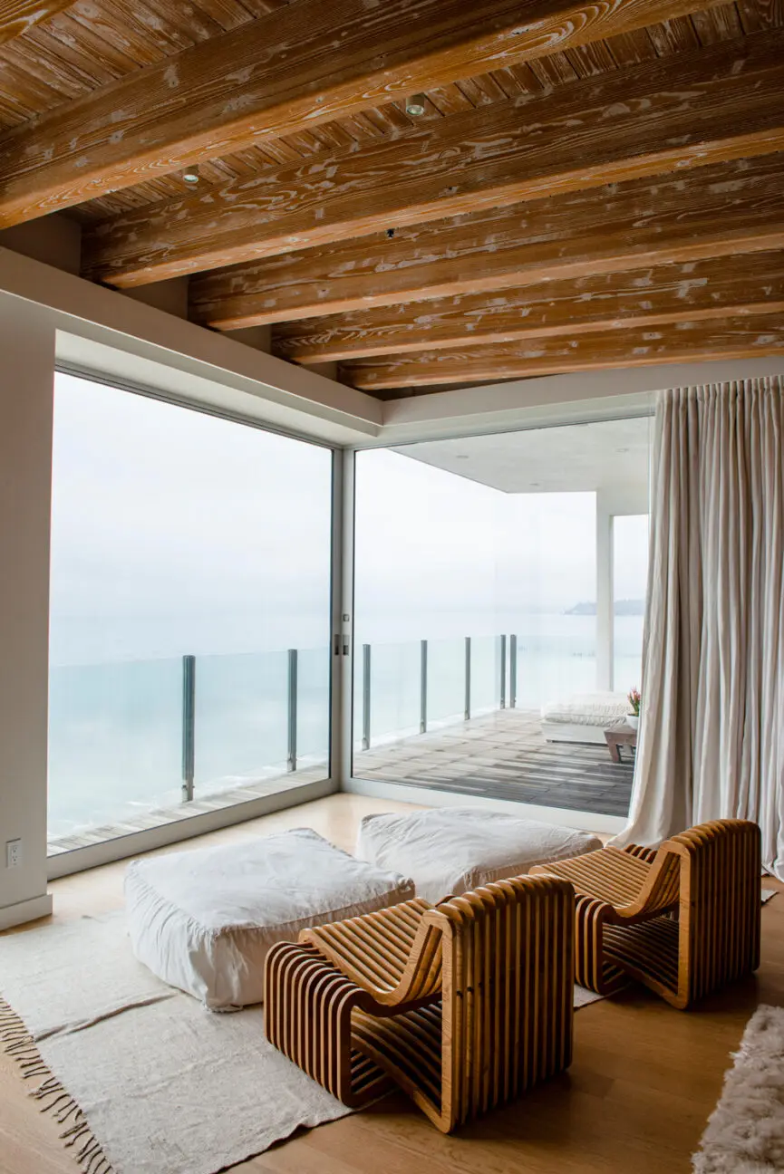 Malibu beach house.