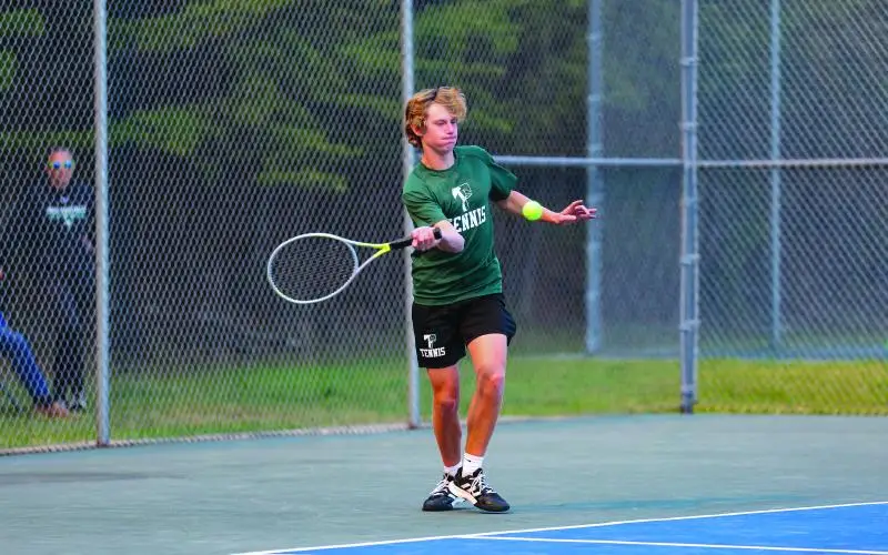 TFS Athletics. Tanner Davis is the 2023 Region Singles Player of the Year.