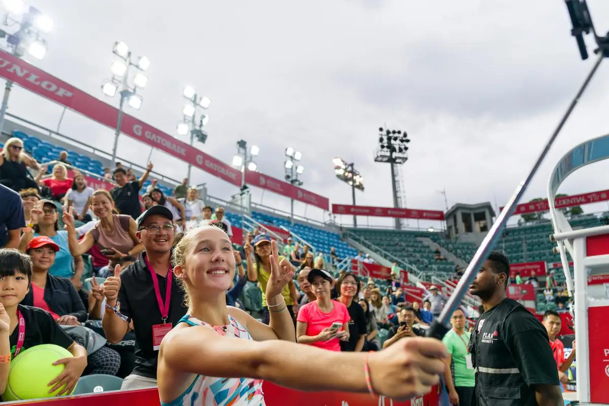Keeping it real: Andreeva has dealt well with the adulation so far, refusing to buy into the hype around her. | Photo credit: Getty Images Keeping it real: Andreeva has dealt well with the adulation so far, refusing to buy into the hype around her. | Photo credit: Getty Images